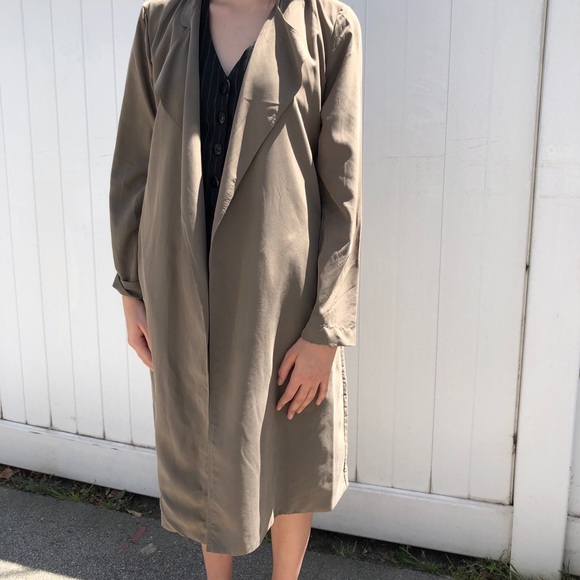 NWOT American Apparel Dylan Trench Coat - Picture 2 of 4